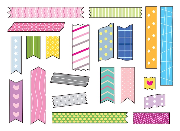 Elemento dell'album della raccolta del nastro Washi Kawaii