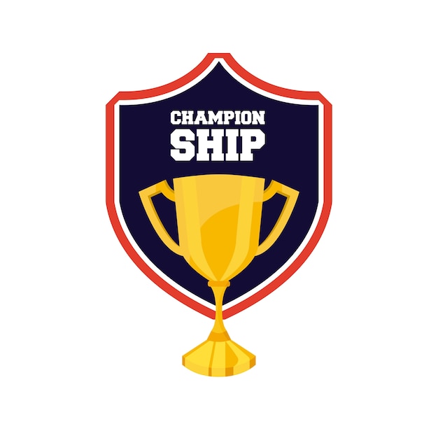 emblema del campionato premio trofeo
