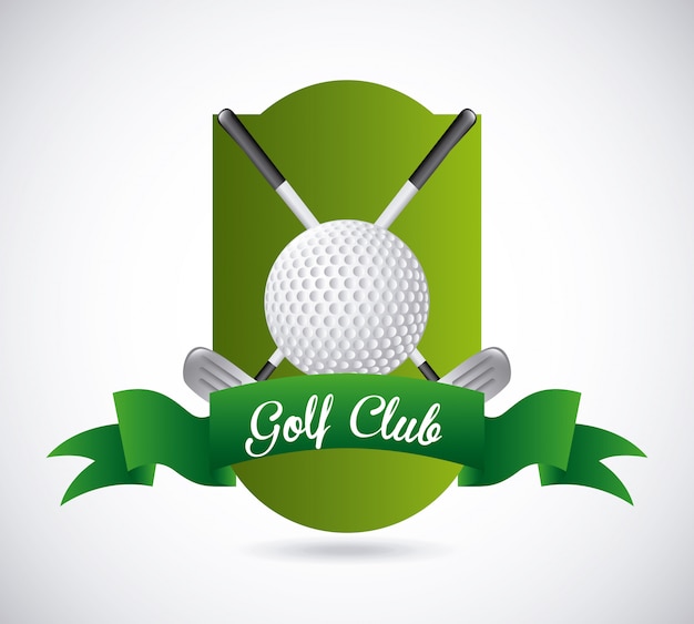 emblema del golf club