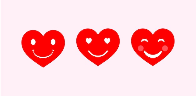 Emoji del cuore di amore felice