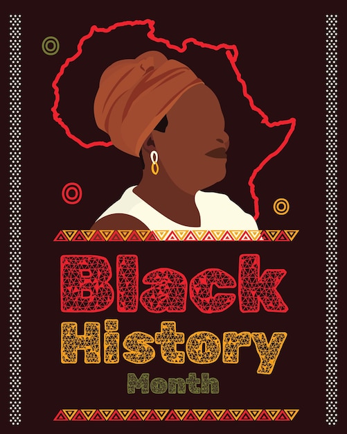 Empowering Black History Template dinamico per celebrare il patrimonio