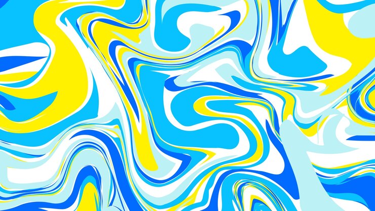 Energetica fusione di colori Design artistico astratto