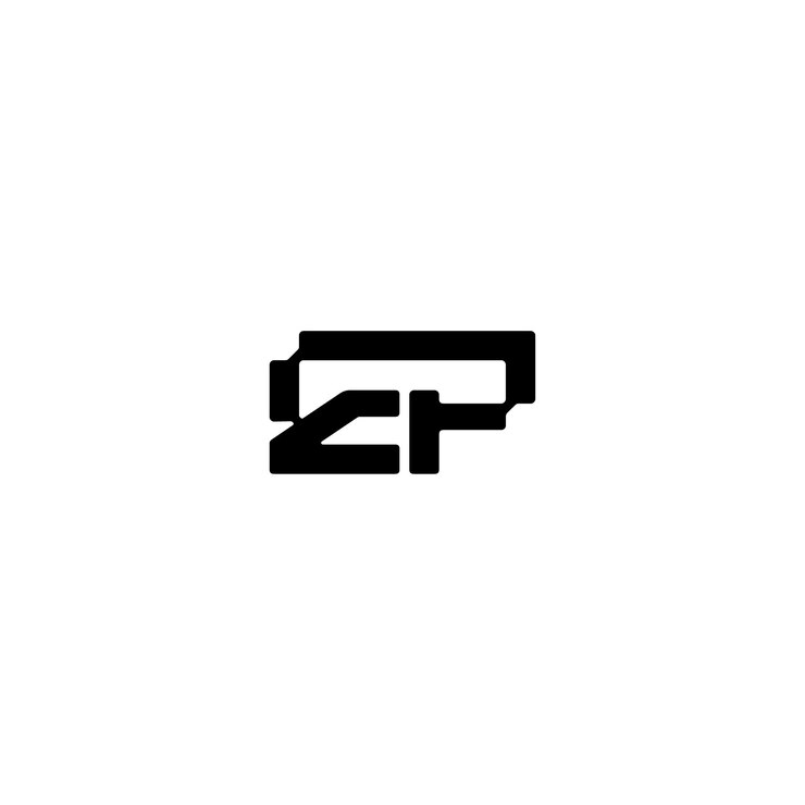Vettore ep monogramma logo design lettera testo nome simbolo logotipo monocromatico carattere alfabetico logo semplice
