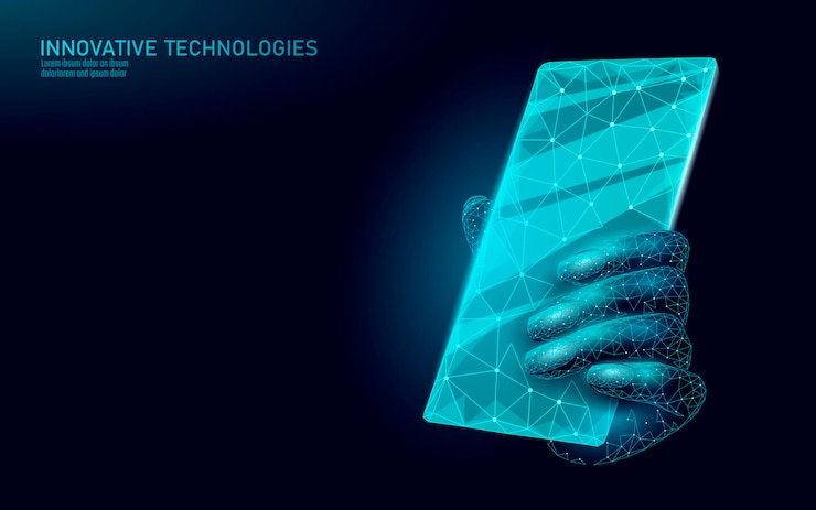 Vettore errore del software dello schermo rotto dello smartphone mobile per la cura delle mani del concetto di affari della riparazione del servizio telefonico