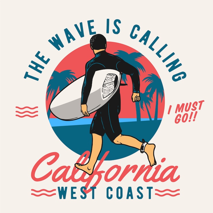 Vettore esecuzione di surf