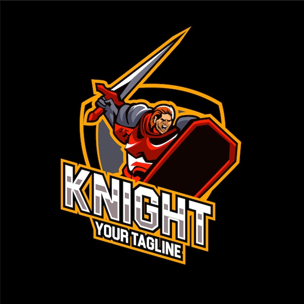 esports gaming knight logo team