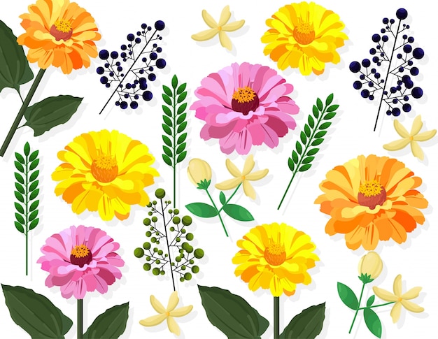 Estate Floral pattern pattern background Illustrazioni vettoriali