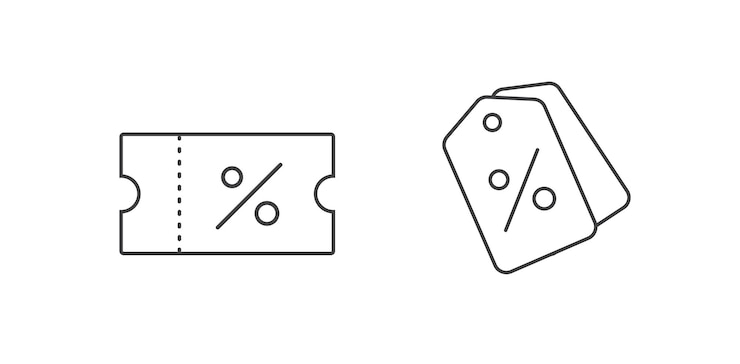 Vettore etichetta di sconto di vendita percentuale di etichetta isolata su sfondo bianco illustrazione vettoriale