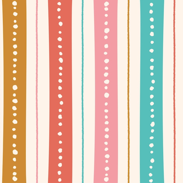 Etnico tribale geometrico popolare indiano scandinavo zingaro messicano Boho africano ornamento struttura senza cuciture zigzag punto linea strisce verticali colore stampa tessile sfondo illustrazione vettoriale