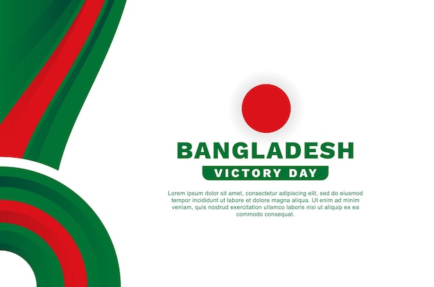 Evento di sfondo del giorno della vittoria del Bangladesh