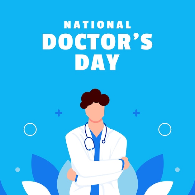 Evento Doctor Day Flat Illustration