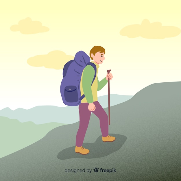 Explorer con lo sfondo dello zaino