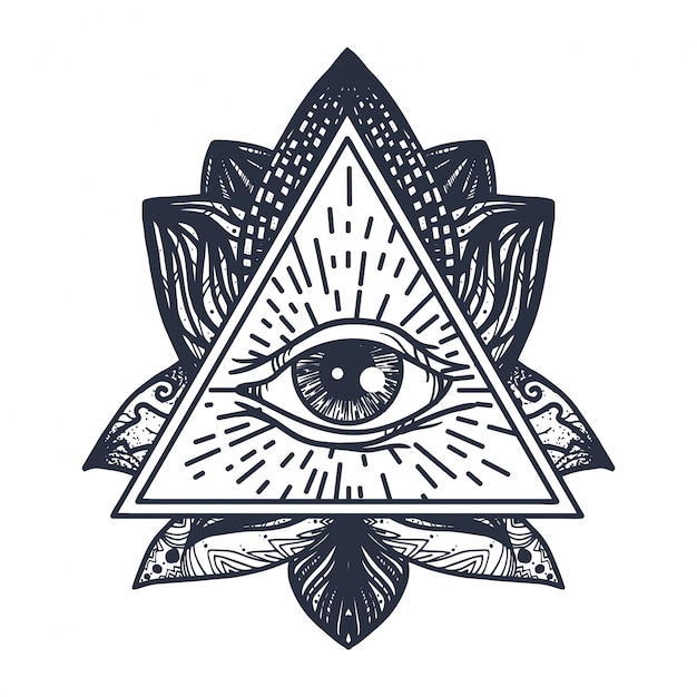 Eye on Lotus Tattoo