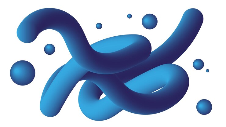 Vettore falso sfondo blu 3d