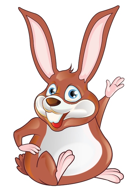 Fat Rabbit Cartoon