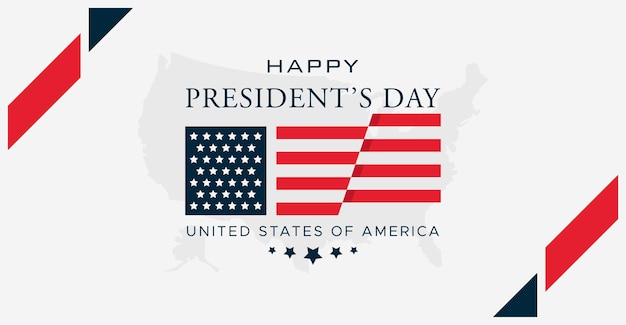 Febbraio Felice Giorno dei Presidenti Stati Uniti d'America Celebrazione del modello di progettazione