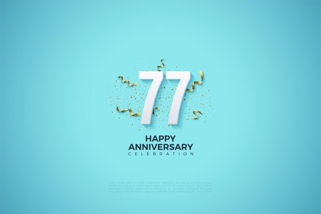 felice 77 ° anniversario