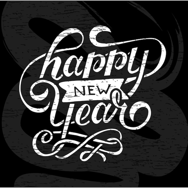 Felice anno nuovo lettering