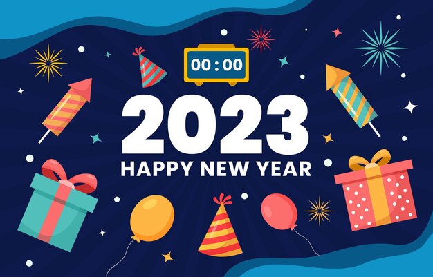 Felice anno nuovo sfondo