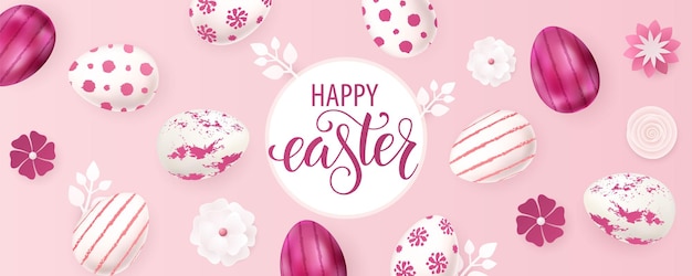 Felice biglietto di felicitazioni per la Pasqua