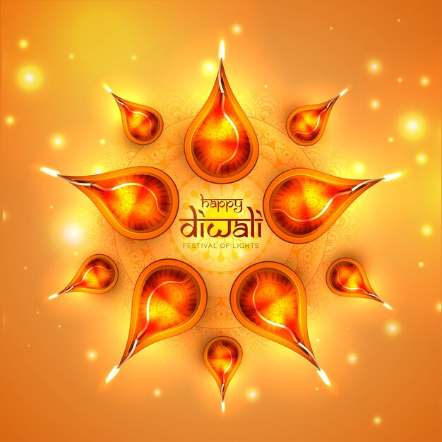 Felice Diwali Sfondo.