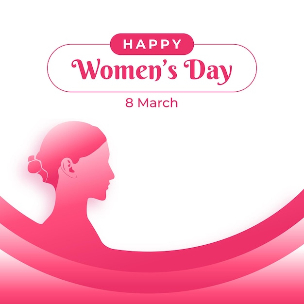 Felice festa della donna Giornata internazionale della donna vettore