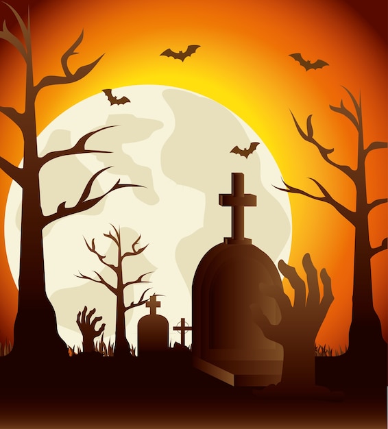 Felice festa di Halloween festa carta