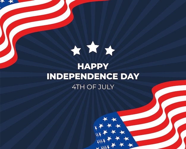 Felice Giorno dell'Indipendenza degli Stati Uniti d'America 4 luglio