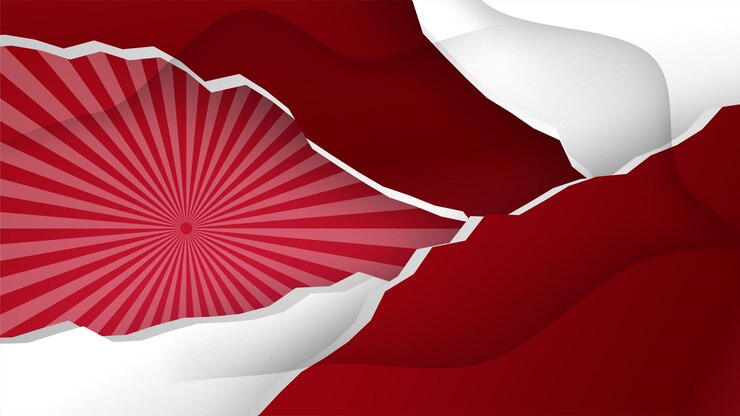 Vettore felice giorno dell'indipendenza dell'indonesia con bandiera bianca rossa e sfondo di disegno pancasila 17 agustus indonesia sfondo banner illustrazione vettoriale dirgahayu kemerdekaan republik indonesia sfondo