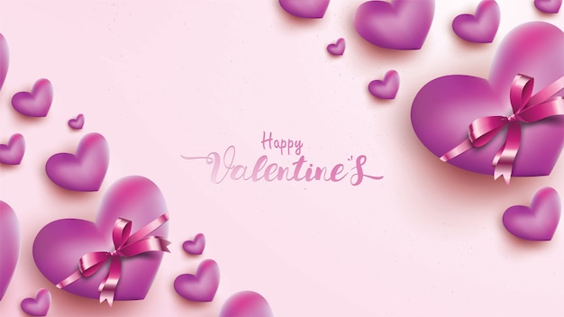 Felice giorno di San Valentino biglietto d&#39;auguri