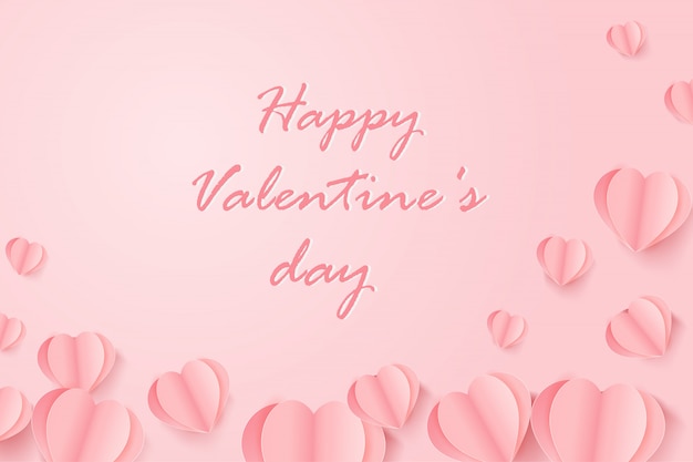 Felice giorno di San Valentino biglietto d&#39;auguri.