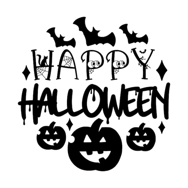 Felice halloween Portico segno SVG