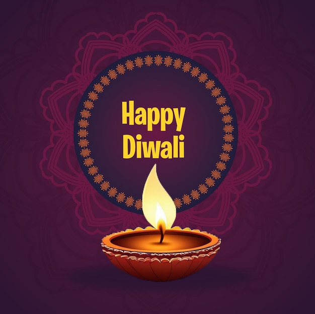 Felice sfondo della festa di Diwali