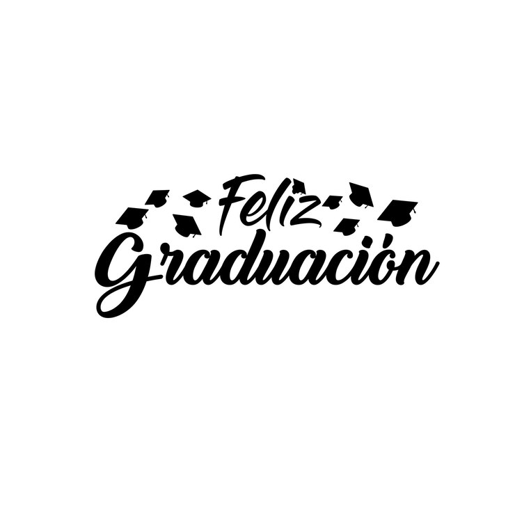 Vettore feliz graduacion