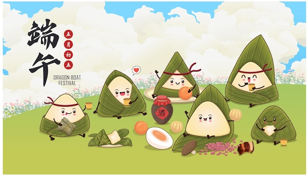 Festa della barca del drago Zongzi