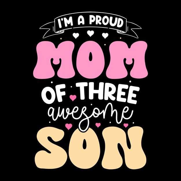 Festa della mamma tshirt design festa della mamma tshirt vettore felice festa della mamma elemento festa della mamma