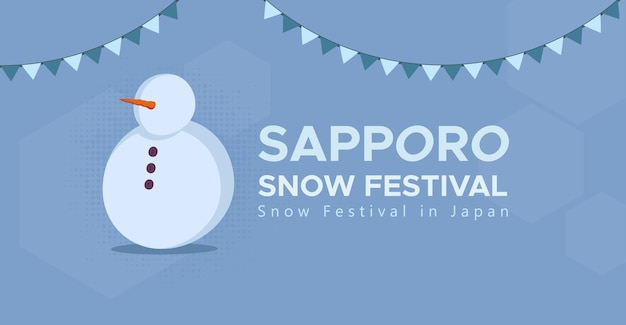Festa della neve in Giappone SAPPORO FESTIVAL della neve Celebrazione della festa della neve in Japan