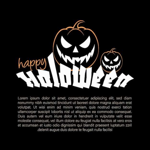 Festa di Halloween con zucca HAPPY Halloween 20232024