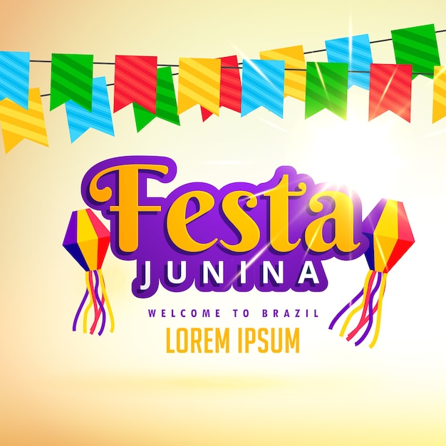 Festa junina progettazione poster poster