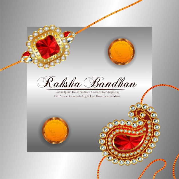 Festival di fratello e sorella felice sfondo raksha bandhan