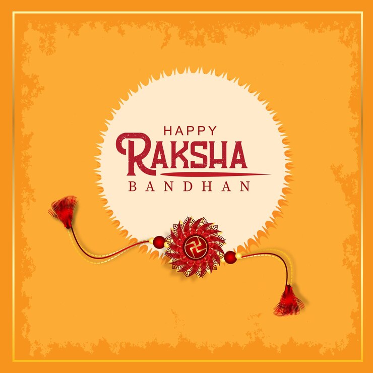 festival indiano del rakhi del banner dei social media di raksha bandhan