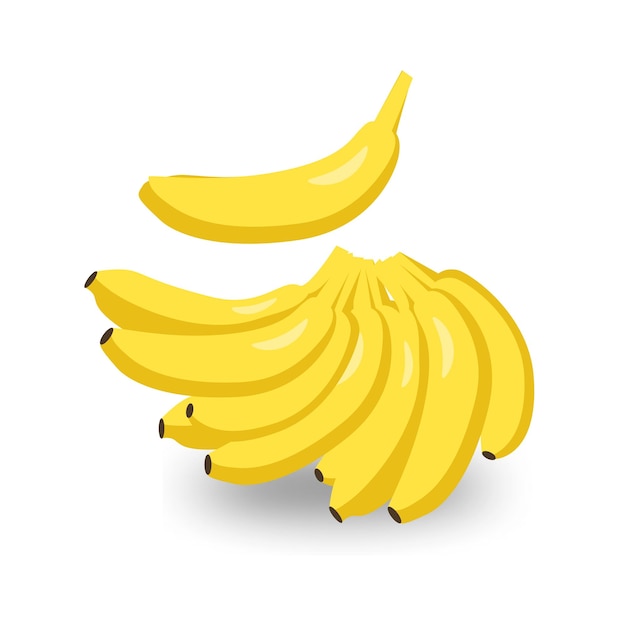 fetta di banana sbucciata