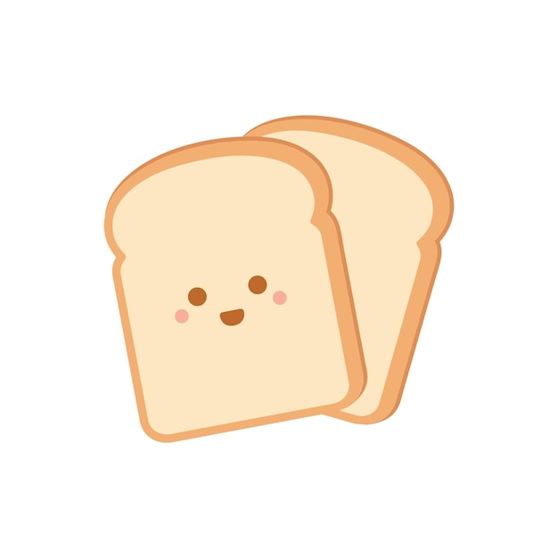Fette di pane dei cartoni animati