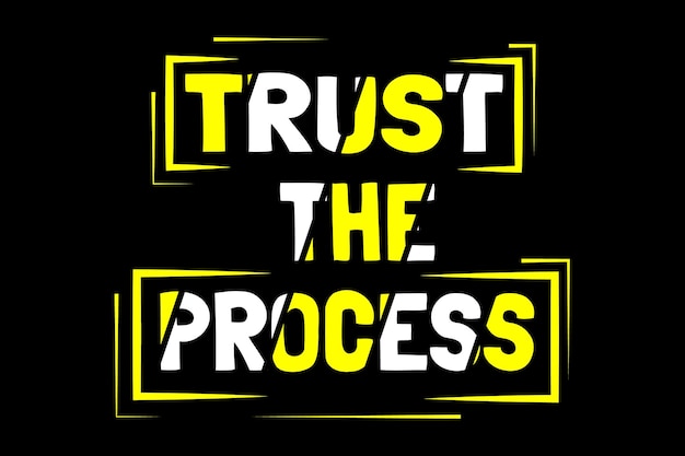 Fidati della tipografia del processo Landscape Design