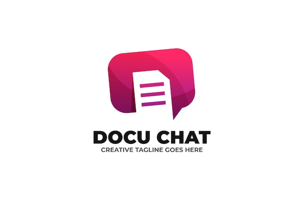 File documento Bubble Chat Logo