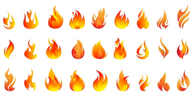 File vettoriale dell'icona del fuoco