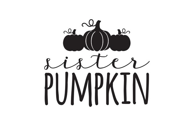 File vettoriale Sister Pumpkin