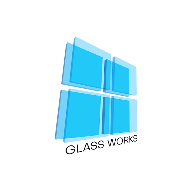 Finestra di Glass Works che installa l'icona del servizio