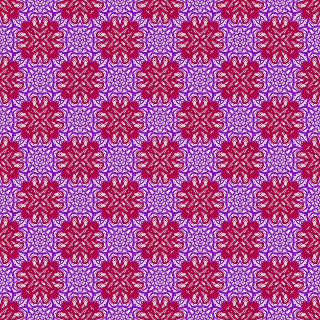 fiore astratto sfondo viola e rosso modello di colore, carta da parati tessuto etnico decorazione arte