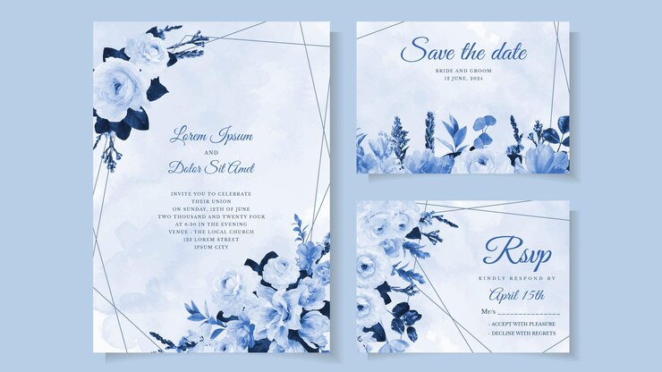 Fiore matrimonio biglietto d'invito matrimonio fiore Salva la data RSVP grazie